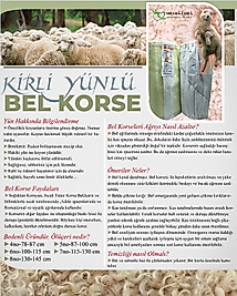 KİRLİ YÜNLÜ BEL KORSE