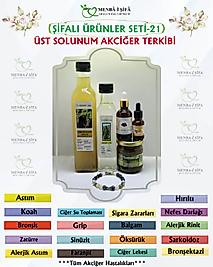 ŞİFALI ÜRÜNLER SETİ-21 (ÜST SOLUNUM AKCİĞER TERKİBİ)