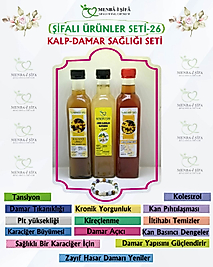 ŞİFALI ÜRÜNLER SETİ-26 (KALP-DAMAR SAĞLIĞI SETİ)