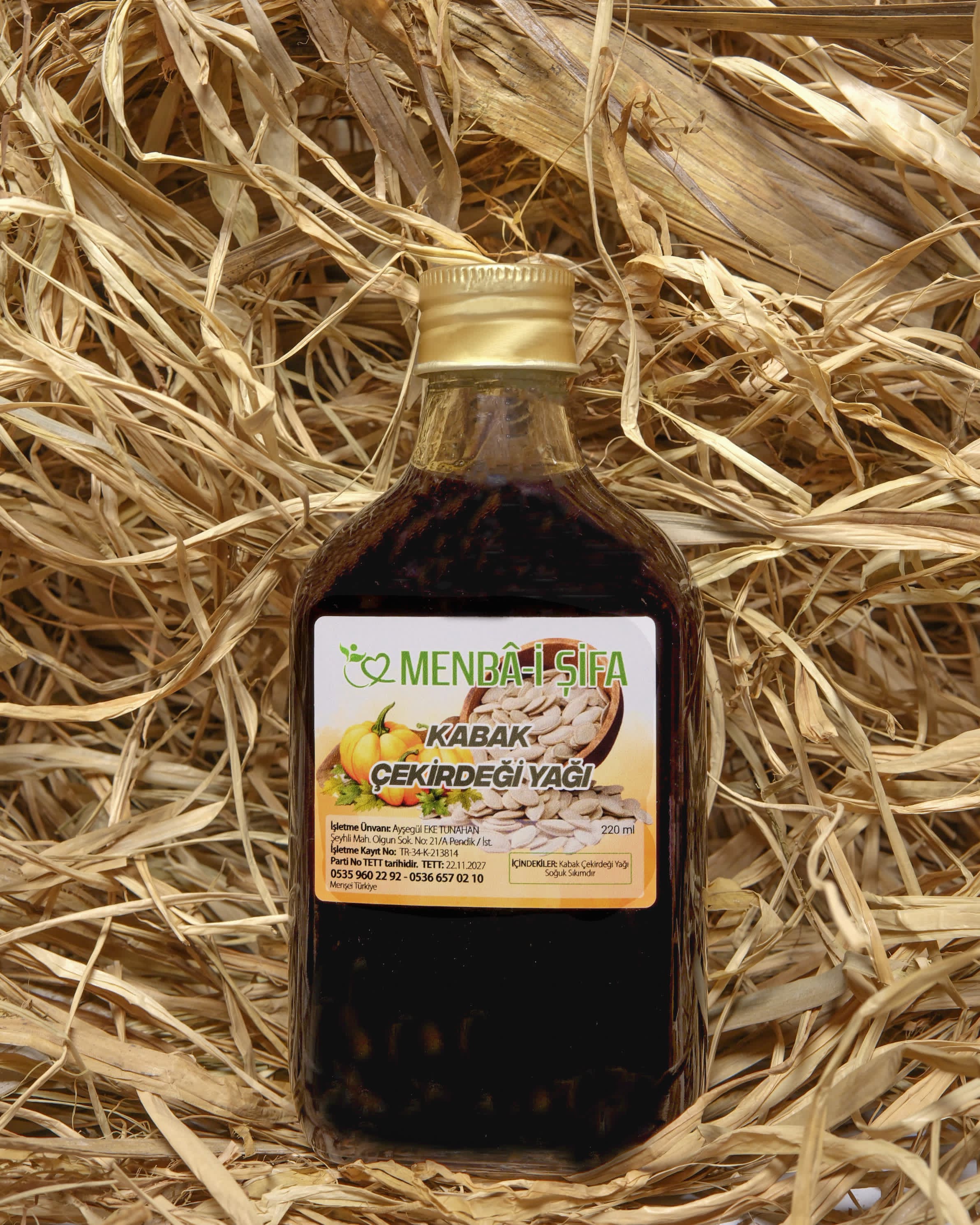 KABAK ÇEKİRDEĞİ YAĞI (240 ml)