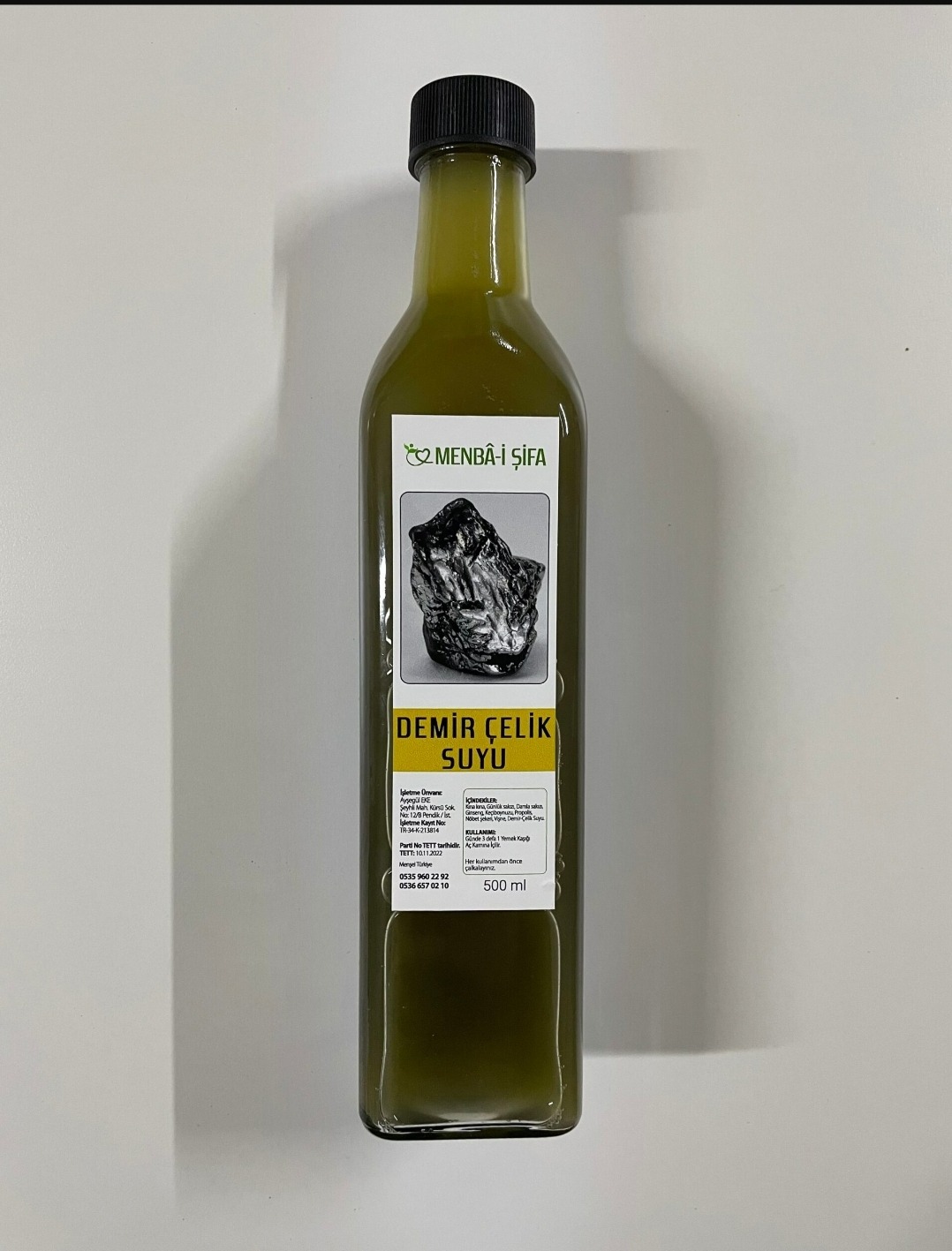 DEMİR ÇELİK SUYU (500 ml)