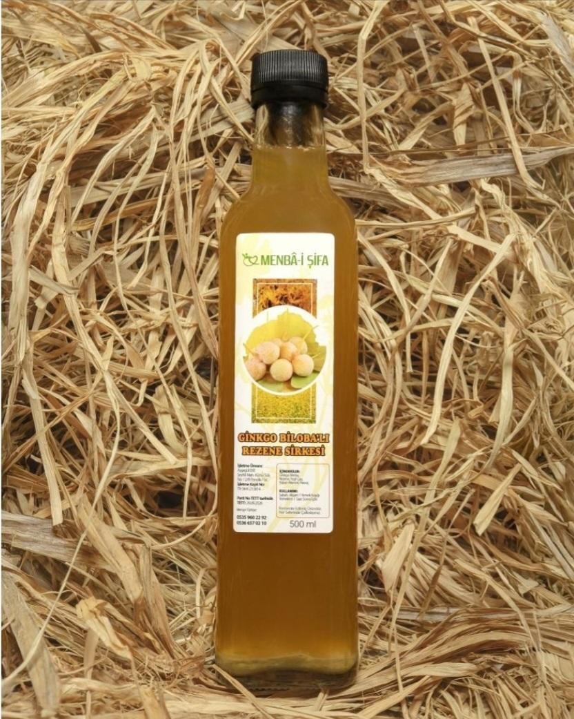 GİNGO BİLOBA'LI REZENE SİRKESİ (500 ml)