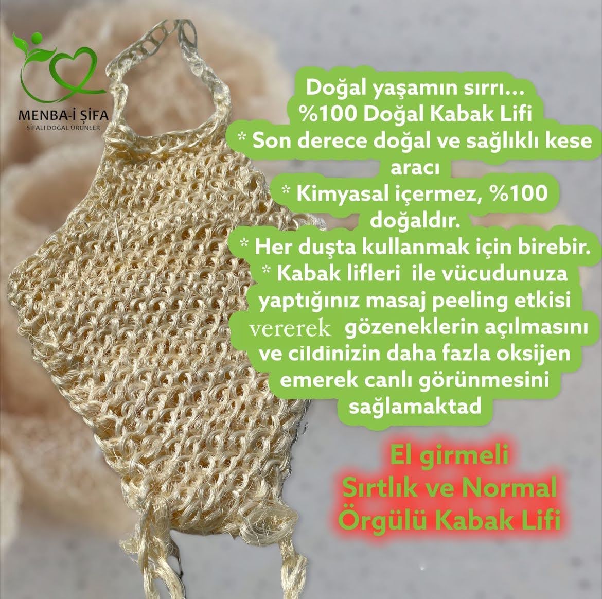 PALMİYE ÖRGÜLÜ KABAK LİFİ
