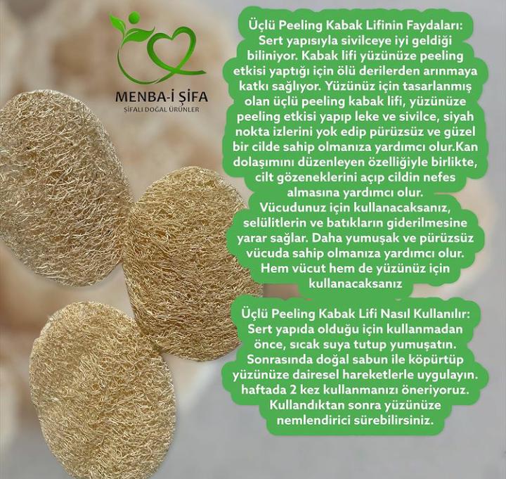 3 LÜ PEELİNG KABAK LİFİ