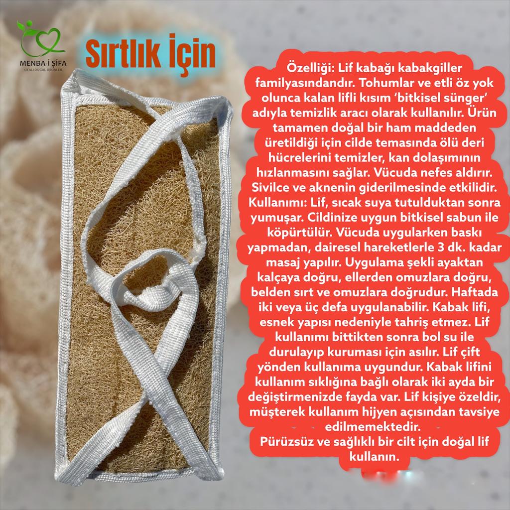 SIRTLIK KABAK LİFİ