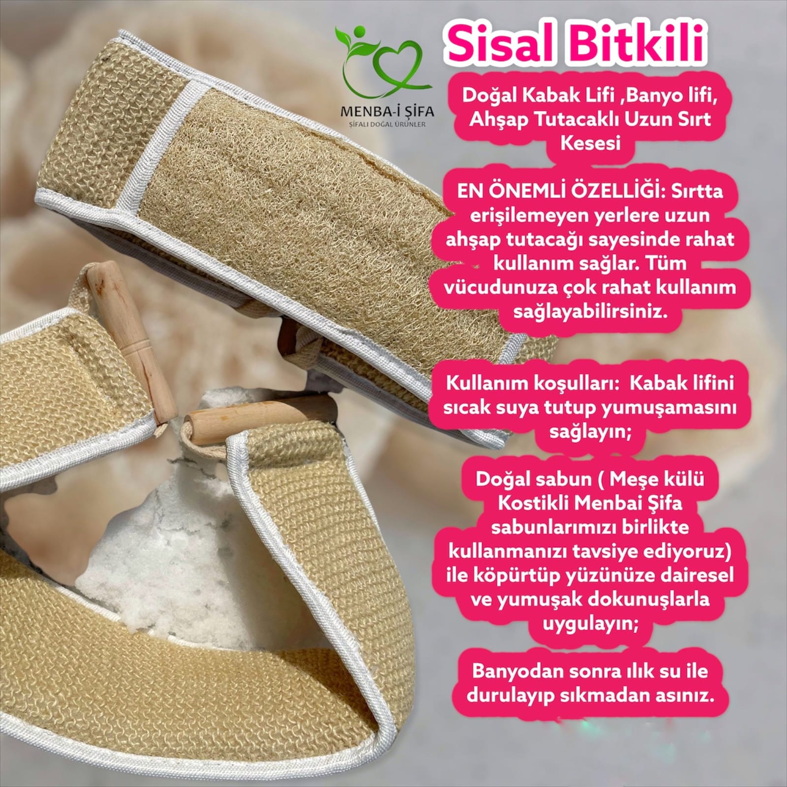 SAPLI AHŞAP ÖRGÜLÜ LİF