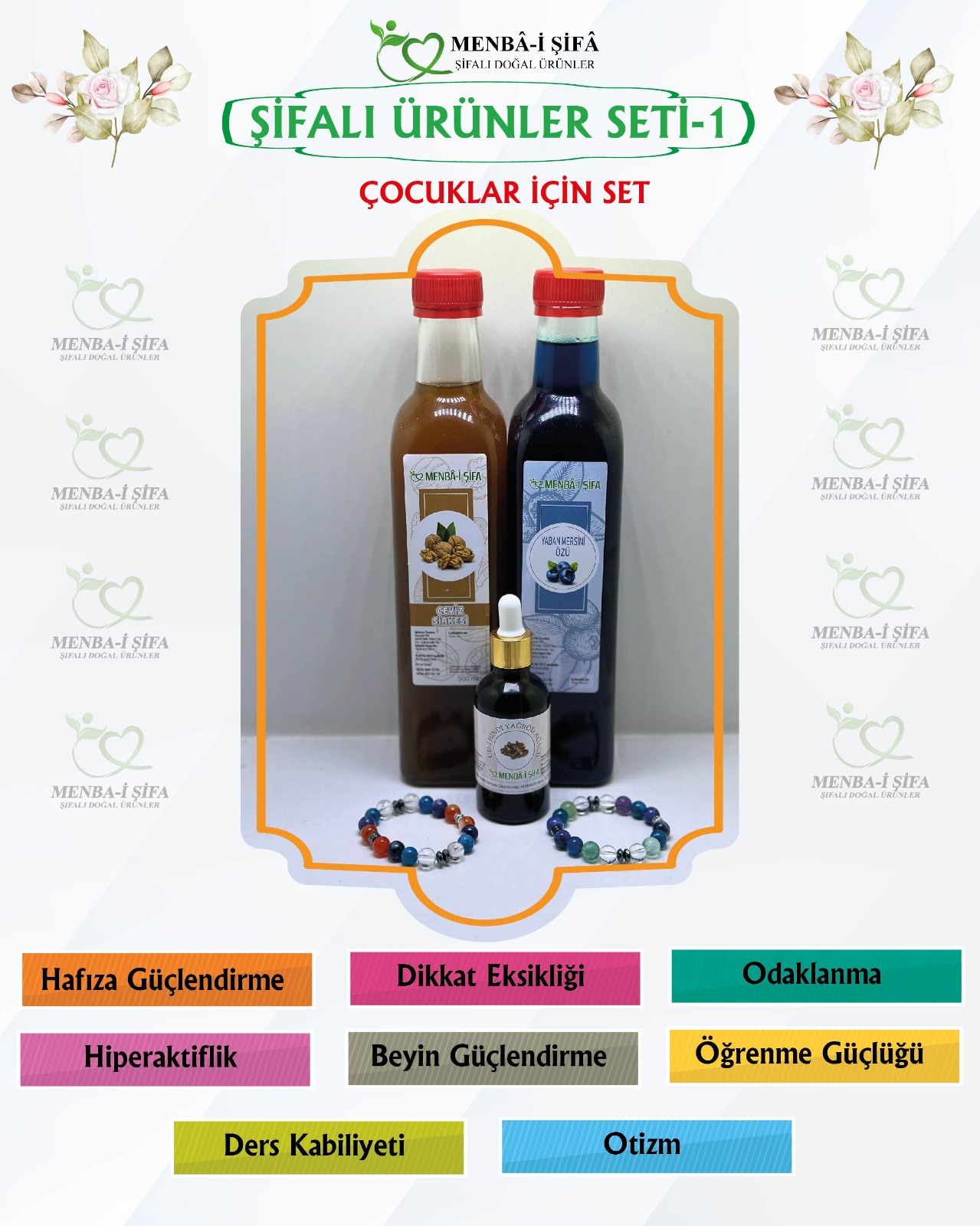 ŞİFALI ÜRÜNLER SETİ-1 (ÇOCUKLAR İÇİN SET)