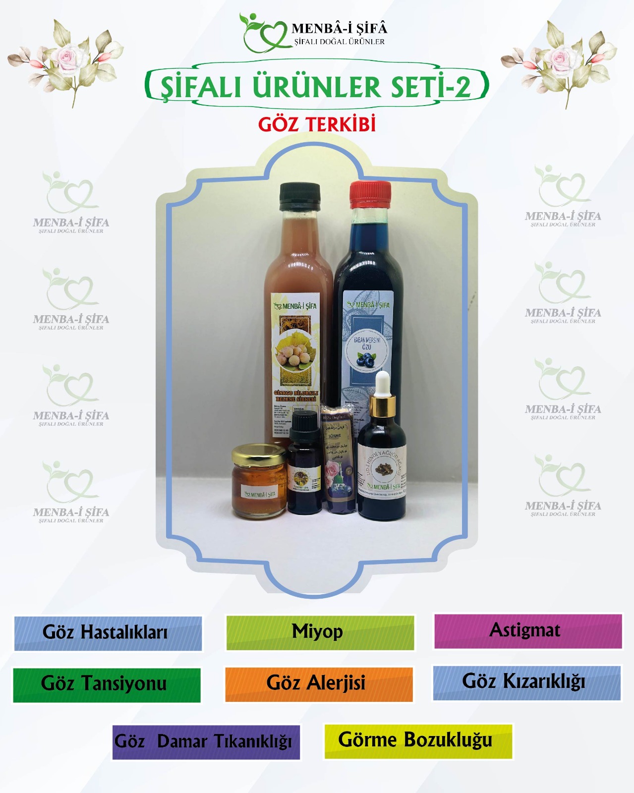 ŞİFALI ÜRÜNLER SETİ-2 (GÖZ TERKİBİ)