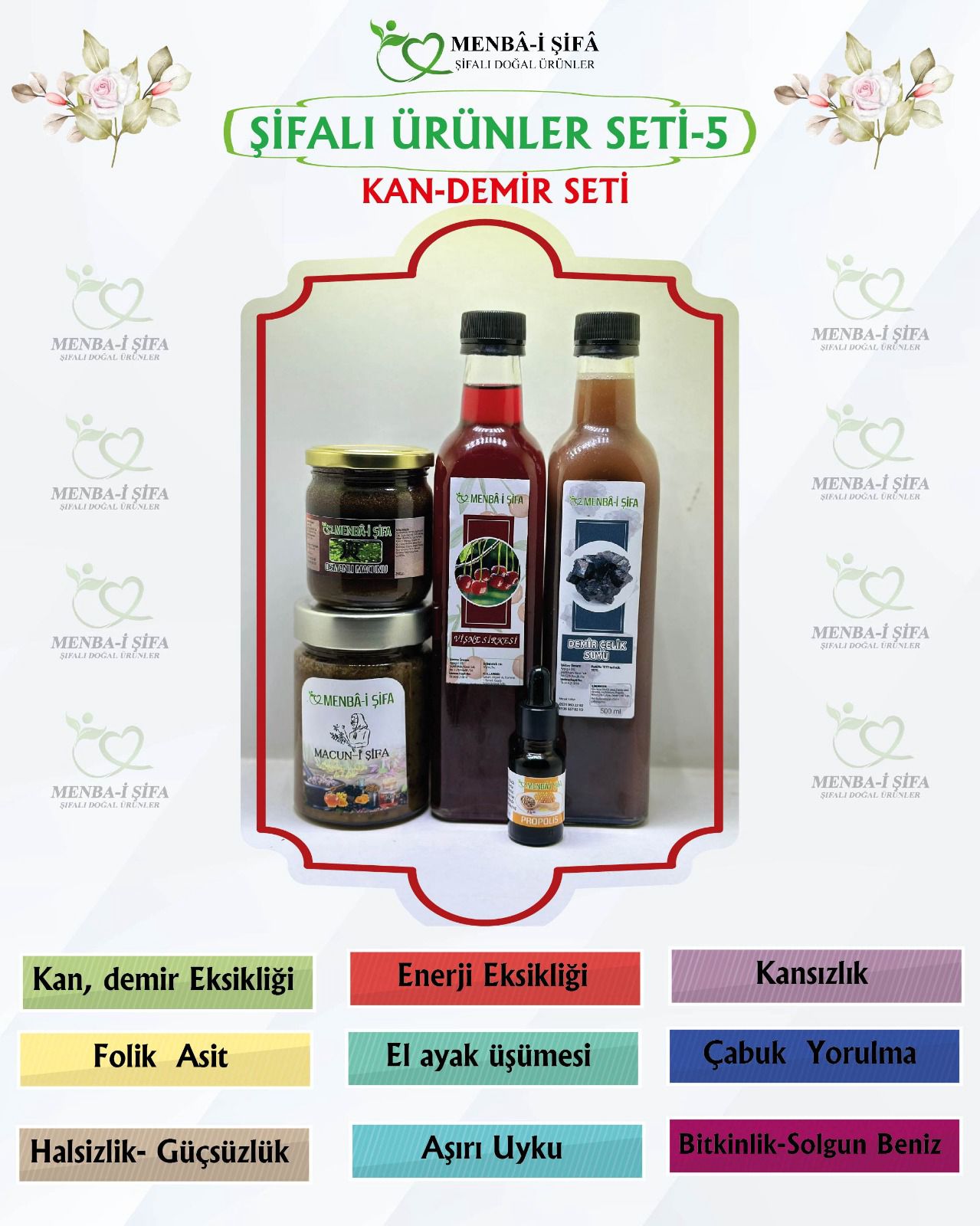 ŞİFALI ÜRÜNLER SETİ-5 (KAN-DEMİR SETİ)