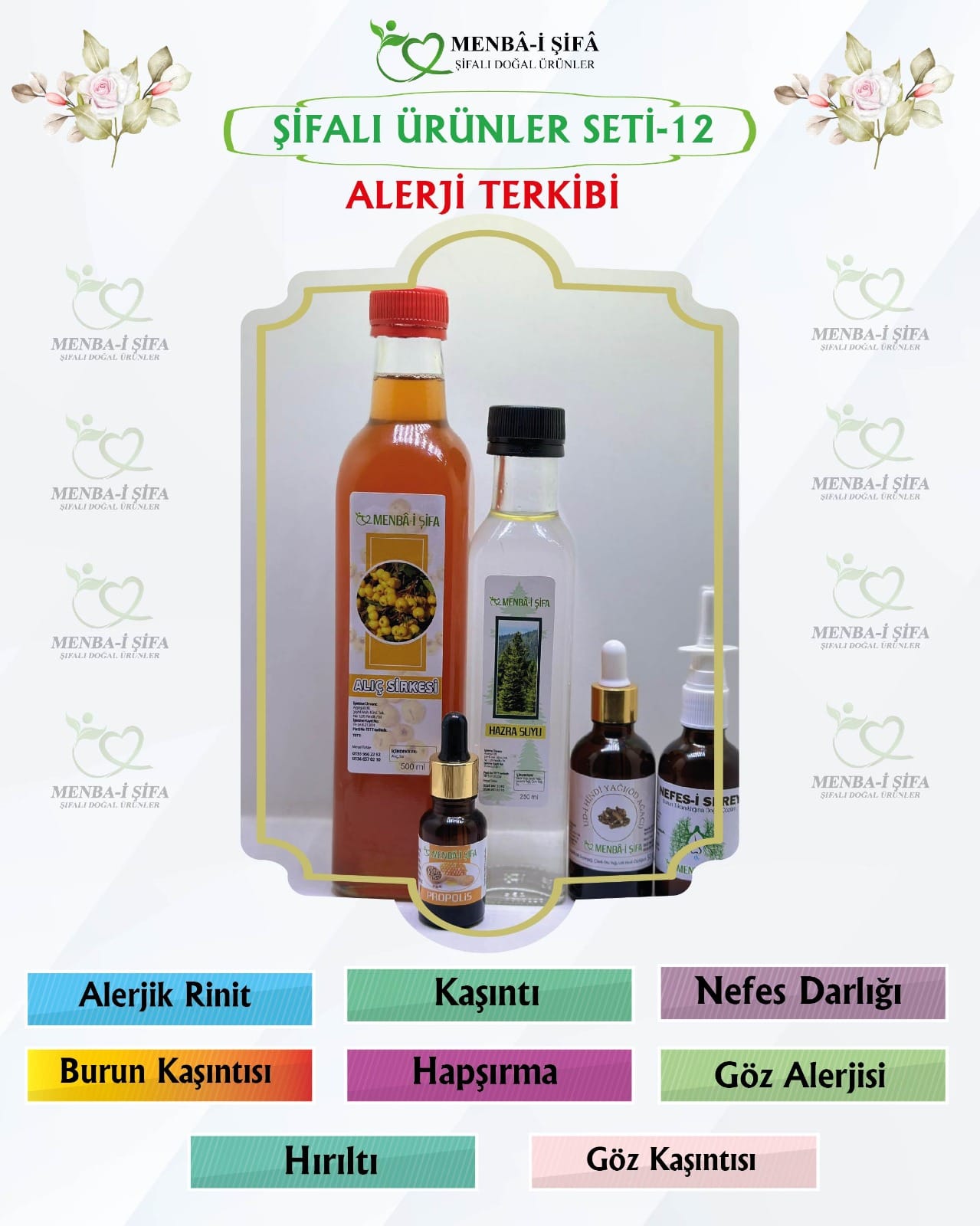 ŞİFALI ÜRÜNLER SETİ-12 (ALERJİ SETİ)