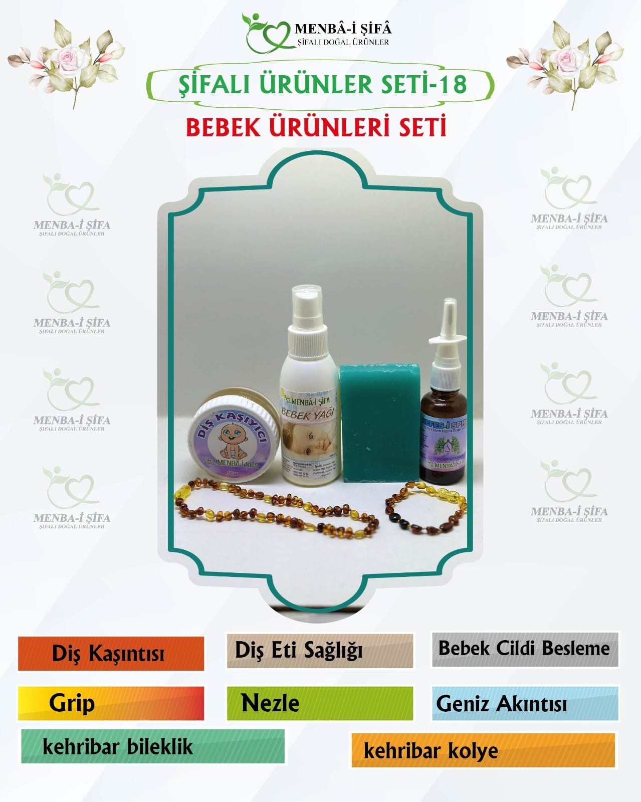 ŞİFALI ÜRÜNLER SETİ-18 (BEBEK ÜRÜNLERİ SETİ)