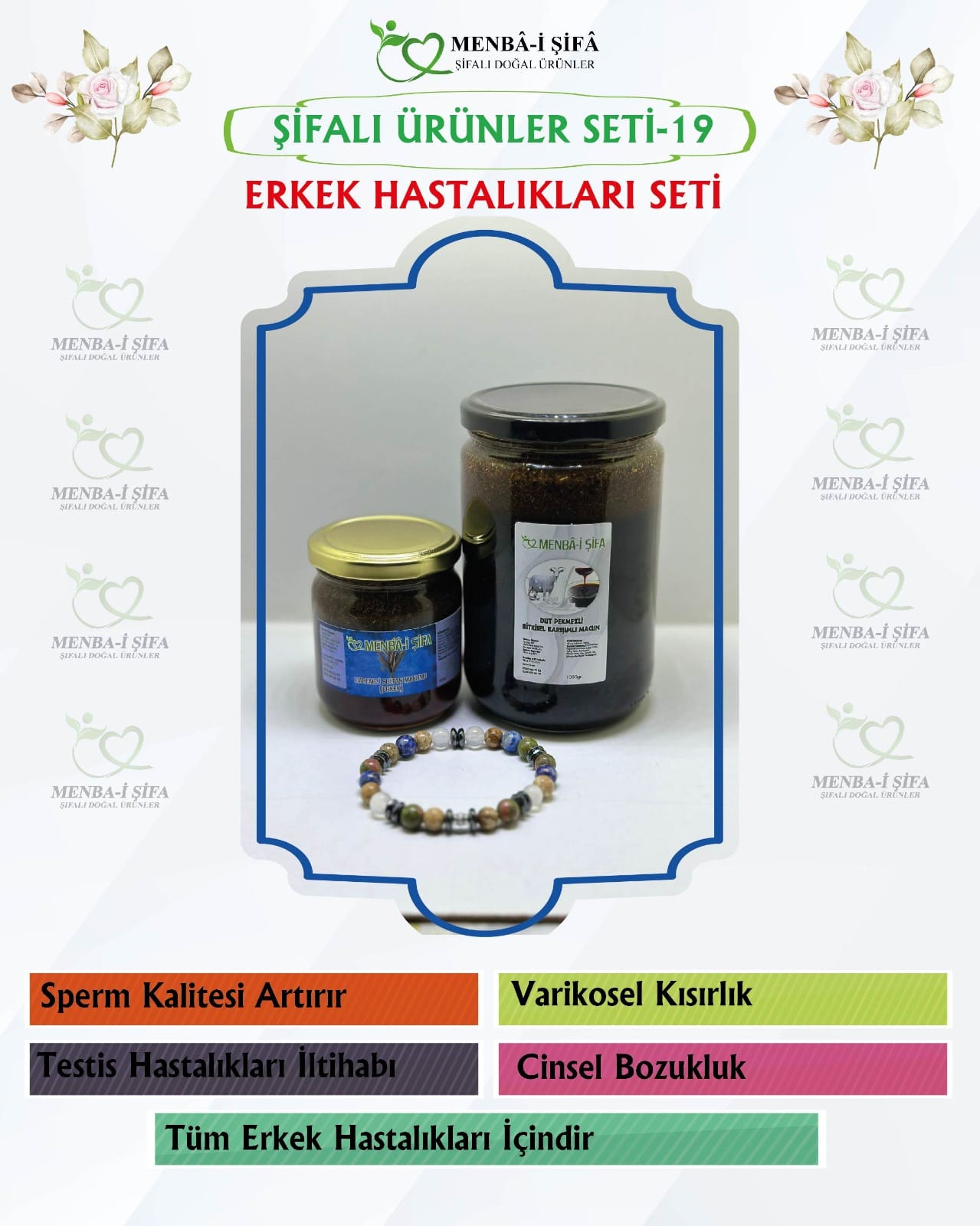 ŞİFALI ÜRÜNLER SETİ-19 (ERKEK HASTALIKLARI SETİ)