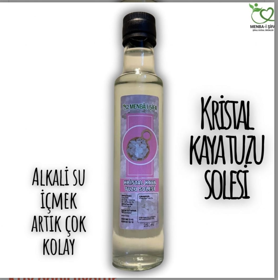 KRİSTAL KAYA TUZU SOLESİ(250ml)