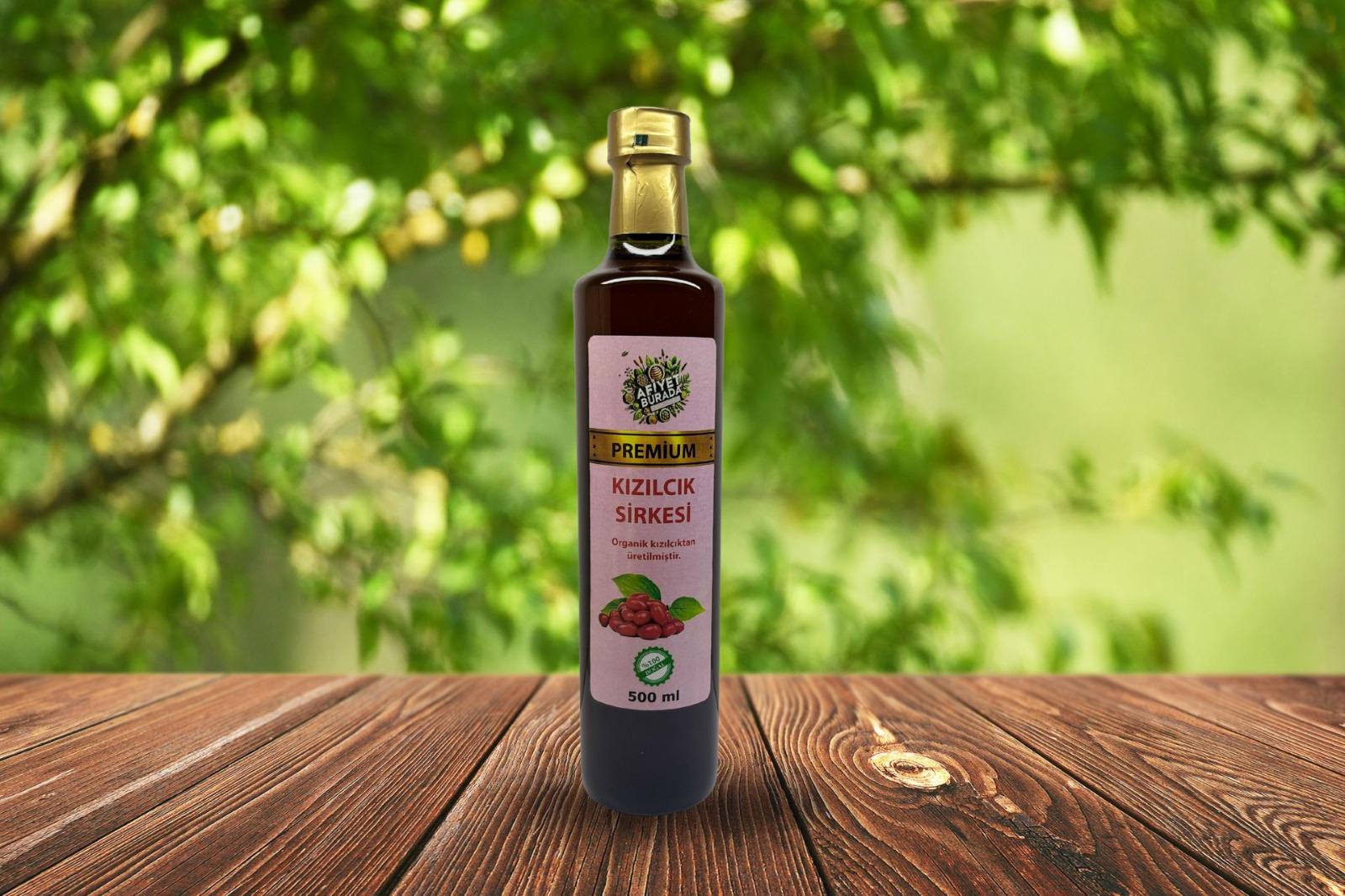 KIZILCIK SİRKESİ(PREMİUM ORGANİK) 500ml